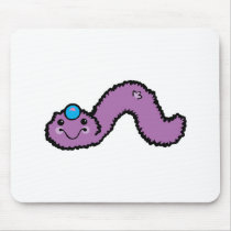 funny furry purple mousepads
