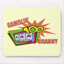 Funny Gambling Granny T-shirts Gifts mousepads