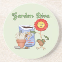 Funny Garden Diva coasters