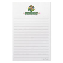 Funny Gardener Personalized Stationery