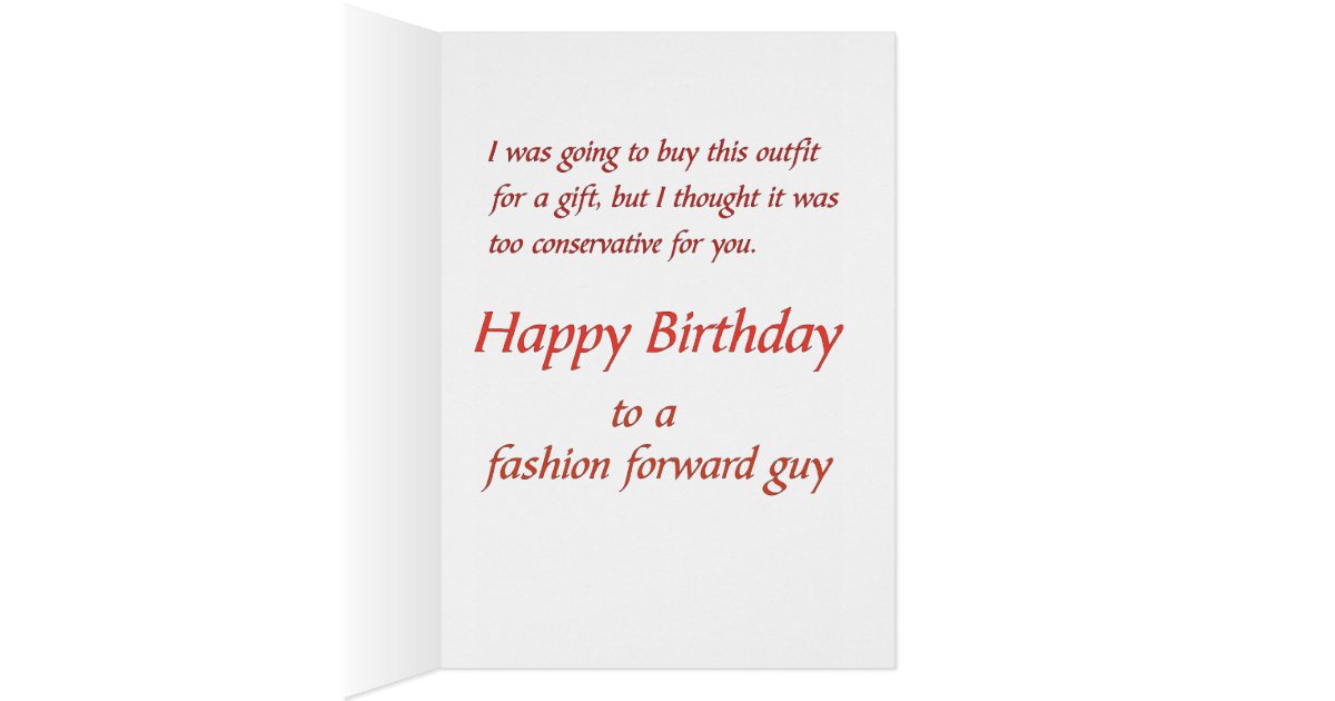 Funny Gay Birthday Card Zazzle
