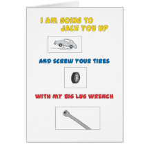 Funny Gay Birthday "Jack You Up" Greeting Card