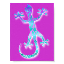 Funny Gecko Poster