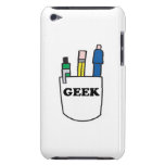 funny GEEK pocket protector graphic iPod Touch Covers