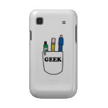funny GEEK pocket protector graphic Samsung Galaxy S Cover