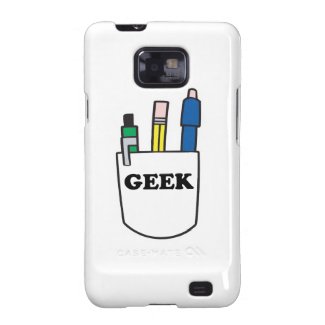 funny GEEK pocket protector graphic Samsung Galaxy S Cover