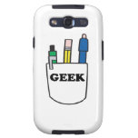 funny GEEK pocket protector graphic Galaxy S3 Case