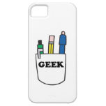 funny GEEK pocket protector graphic iPhone 5 Case