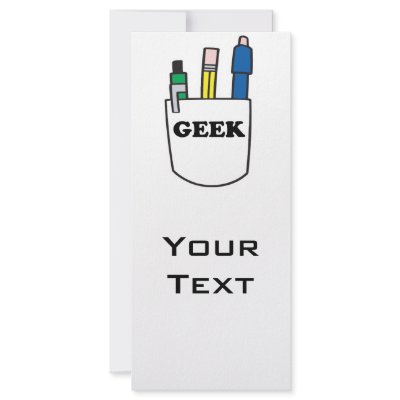 funny GEEK pocket protector graphic Custom Rack Card Zazzle_rackcard funny GEEK pocket protector graphic Custom Rack Card Zazzle_rackcard