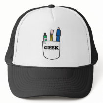 Funny GEEK Pocket Protector Hats