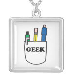 Funny GEEK Pocket Protector Necklaces