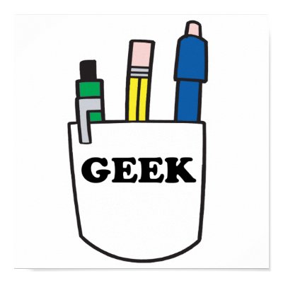 Funny GEEK Pocket Protector Poster by geekme