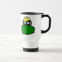 Funny Geocacher With Binoculars Geocaching Coffee Mug