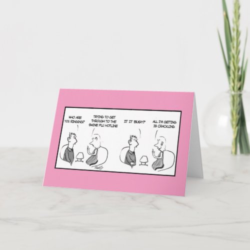 funny get well quotes. Funny Get Well Card-Swine Flu