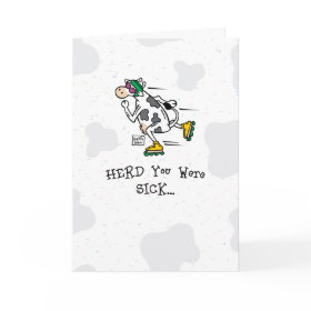 Funny Get Well Greeting card