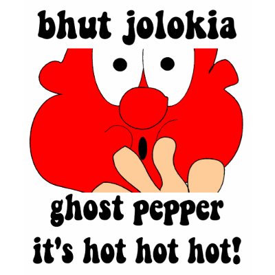 Funny ghost pepper t shirts by