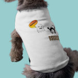 Funny Ghost Scaring Black Cat pet clothing