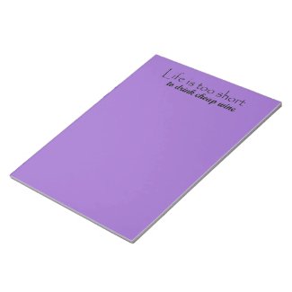 Funny gift ideas gifts wine quote large notepads notepad