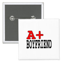 Funny Gifts for Boyfriends : A+ Boyfriend Pin