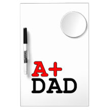 Funny Gifts for Dads : A+ Dad Dry-Erase Board