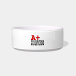 Funny Gifts for Girlfriends : A+ Girlfriend Cat Food Bowls