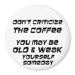 Funny gifts over the hill humor bulk discount gift magnets
