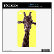 Funny Giraffe Skin For The Iphone 4