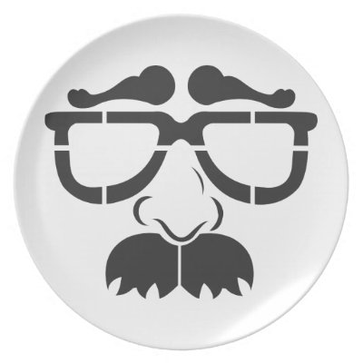 glasses with mustache