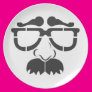 Funny Glasses and Mustache Plates Funny Glasses and Mustache Plates