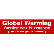 Funny Global Warming Bumper Sticker bumpersticker
