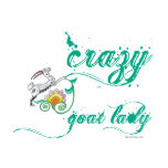 Funny Goat Shirt Crazy Goat Lady 1