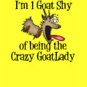 Funny Goat T-shirt Ladies Baby Doll Shirt by Bella