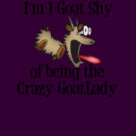 Funny Goat T-shirt Ladies Baby Doll Shirt by Bella