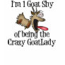 Funny Goat T-shirt Ladies Baby Doll Shirt by Bella Funny Goat T-shirt Ladies Baby Doll Shirt by Bella