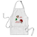 Funny God Sense of Humor Ugly People Aprons