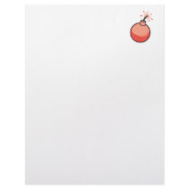 funny golf ball bomb customized letterhead