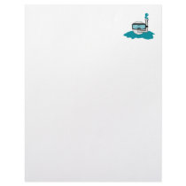funny golf ball with snorkel customized letterhead