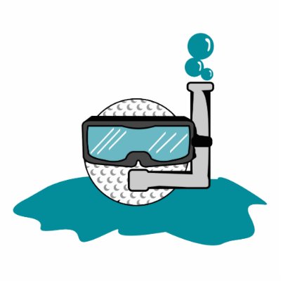 funny golf team names. funny golf ball with snorkel