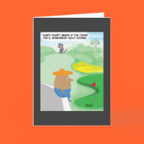 Funny Golf Card
