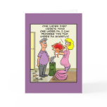 Funny Golf Card - Two Under Par