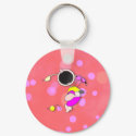 Funny Golf Cartoon keychains
