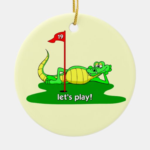 funny golf christmas tree ornaments