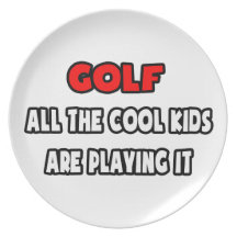 Funny Golf Coach Shirts and Gifts Plate