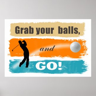 Funny Golf Grab Your Balls