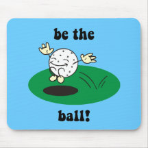 Funny golf mousepad