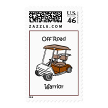 Funny golf stamps