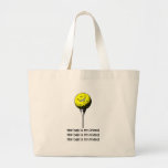 Funny golf tote bag
