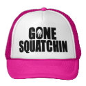 Funny GONE SQUATCHIN HAT - Special *BOBO* Edition