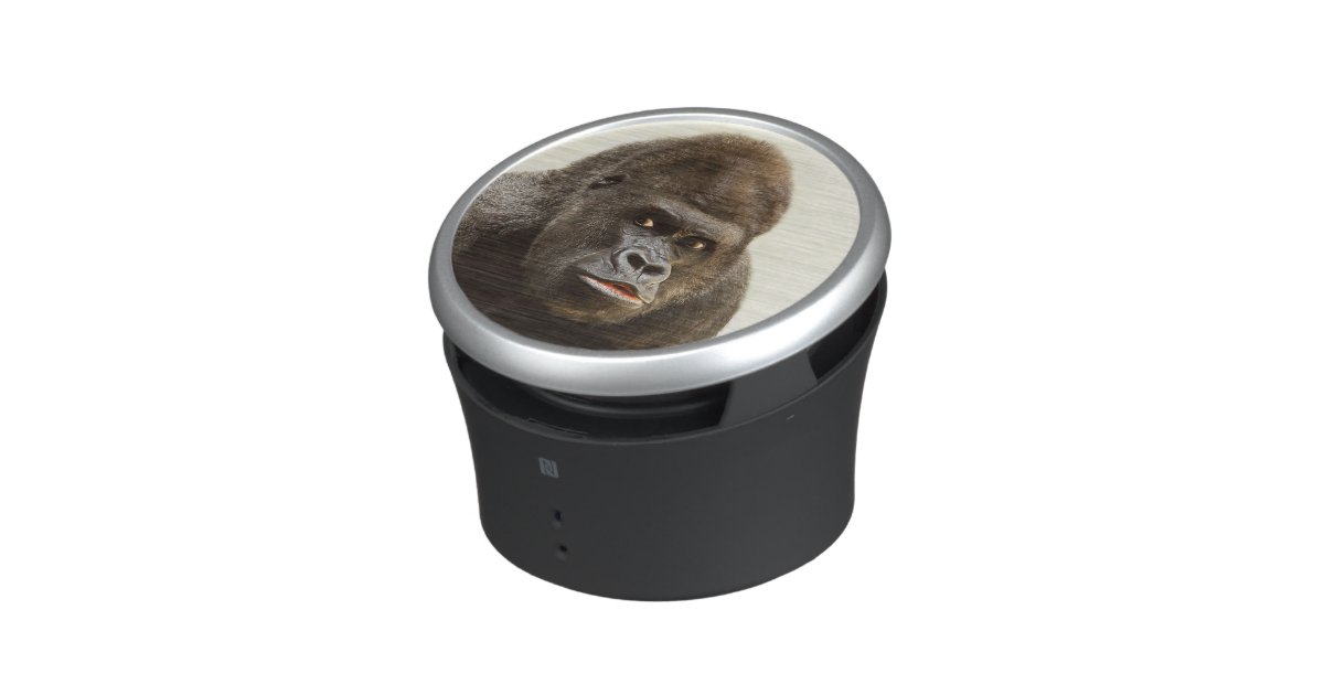 Funny Gorilla bluetooth speaker Zazzle