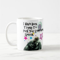 Funny Gorilla Humor Birthday Gift mugs